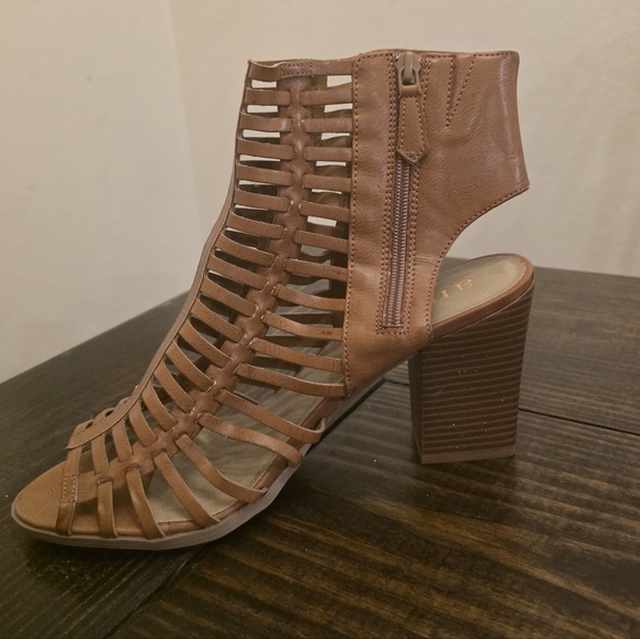 a.n.a Shoes - Brown Strappy Heals